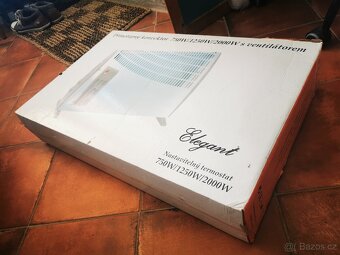Přímotopný konvektor Elegant 2000w s ventilátorem - 8