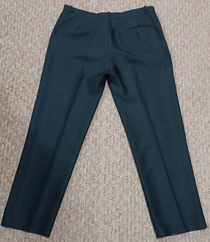 Kalhoty pánské černé k saku - 8