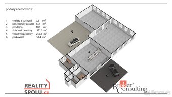 Pronájem, komerční/obchodní prostory, 480 m2, Bieblova 344/8 - 8