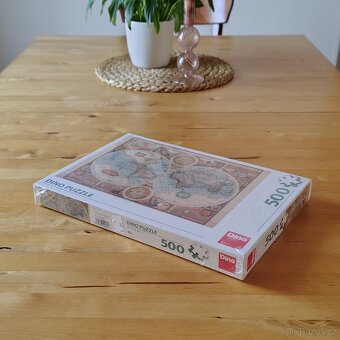 Puzzle Mapa světa 500 dílků, zn.Dino - 8