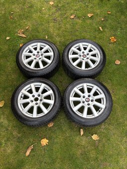 Zimní Alu kola S-line R16 5x112 s pneu Continental 205/55 - 8