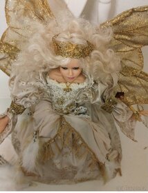 Luxusní umělecká sběratelská resinová panenka soška Anděl - 8