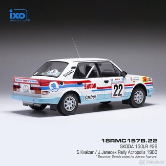 Modely Škoda Rallye 130 a Felicia Kit Car 1:18 IXO - 8