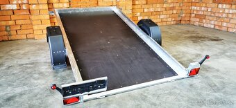přívěsný vozík sklopný 1300 kg – 380x180x25 cm - 8