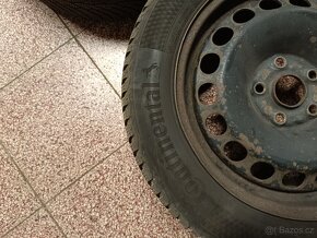 Plechové disky VW R16 + zimních pneu 205/55 - 8