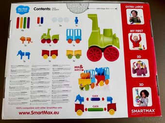 Smartmax - Můj první vláček se zvířátky - 22 ks - 8