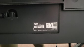 KORG B1 piano - kladívková mechanika - 8