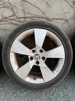 Sada alu 17"disků Škoda plus pneumatiky 225/45R17 91W - 8