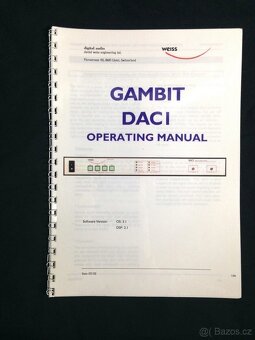 Weiss DAC1 stereo DA převodník, high-end digitální převodník - 8