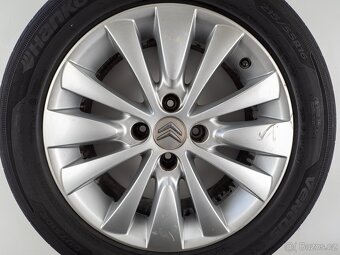 Citroen C4 - Originání 16" alu kola - Letní pneu - 8