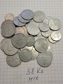 Mince 5,10,20,25,50, halierov - 8