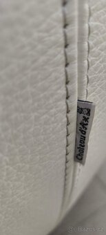 Kožená designová rohová sedací souprava - jak NOVÁ, TOP STAV - 8