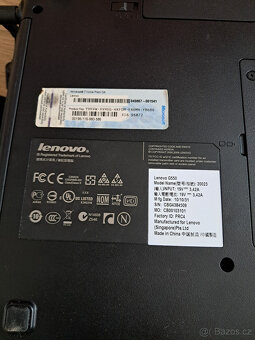 Lenovo G550 notebook – funkční - 8