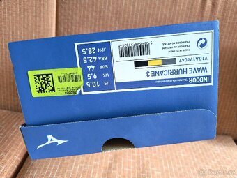 Pánské sálovky Mizuno Wave Hurricane, vel. 44 - 8