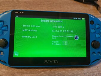 Playstation Vita Slim Blue - 8