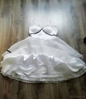 Korzetové šaty s bohatou suknicí, na zakázku, v. M, měřte - 8
