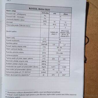 OPOP H416 EKO, emisní třída 3 - 8