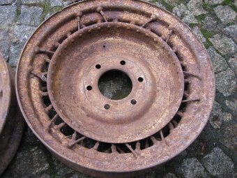 Drátěné Disky Hering 3,62 x 17" Tatra Praga Horch Mercedes - 8