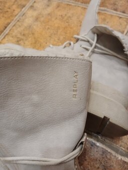 Kotníčkové boty s kožíškem Replay vel. 41 - 8