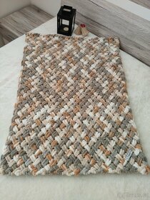 Pletená dětská deka hnědá mix - 8