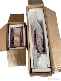 Dětská postel auto růžová - 8