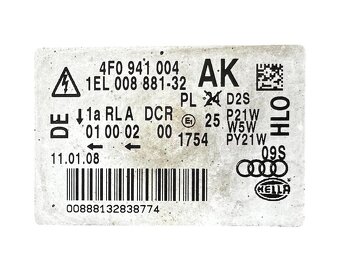 Pravé přední xenon světlo 4F0941004A Audi A6 C6 4F r.v. 2006 - 8