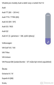 Alu kola Audi 19" - 8