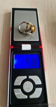⭐ KRÁSNÝ MASIVNÍ STŘÍBRNÝ PRSTEN 925/1000  ⭐ - 8