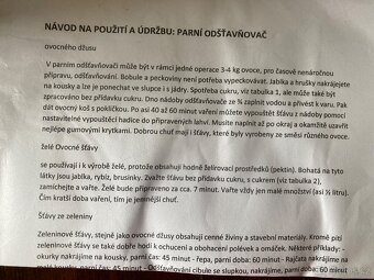 Parní odšťavňovač z nerezu na indukci - 8