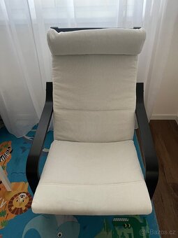 IKEA Křeslo a podnožka POANG - 8