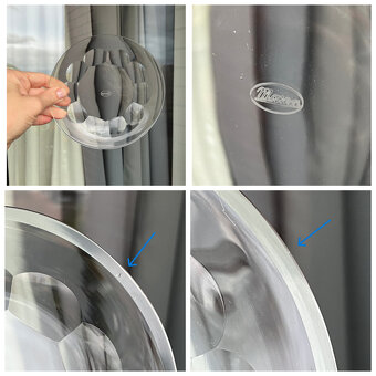 Moser 6x křišťálový talířek 16 cm, papežský brus - 8