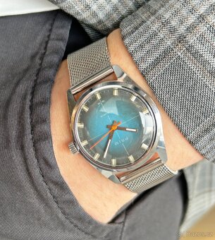 Československé Retro Vintage Mechanické hodinky PRIM Elegant - 8