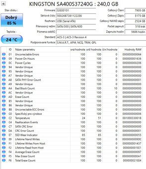 Disk SSD Kingston 240 GB - 8