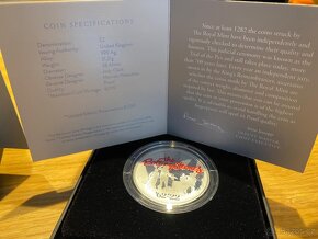 Sříbrné sběratelské mince Music Legends 1 Oz Proof - 8