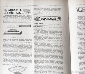 Časopisy ŠŤASTNÝ DOMOV, Rakousko-Uhersko 1911, svázaný - 8