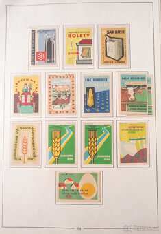 Album 363 zápalkových nálepek Slovensko 1961–1963 - 8