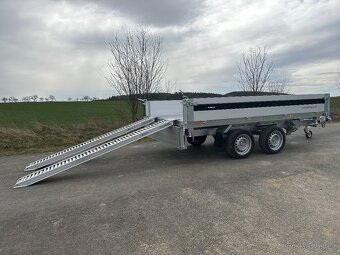 Přívěs - třístranný sklápěč, 3500kg - 8