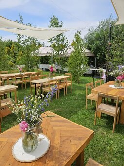 Parketový stůl, stůl z palet - 8