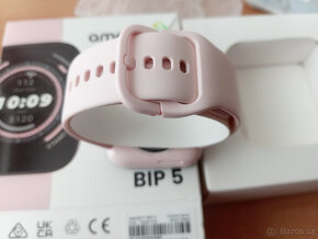 Nové nepoužité hodinky Amazfit Bip 5 Pink - Růžové - 8