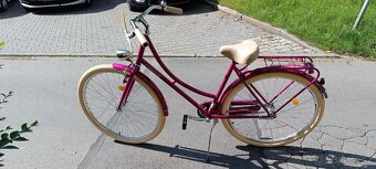 Nové nepoužité krásné RETRO DÁMSKÉ kolo - nevhodný dar - 8