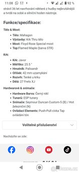 LTD MH 327 černá elektrická kytara - 8