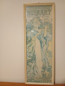 Sada 4ks secesních obrazů - Alfons Mucha - 8