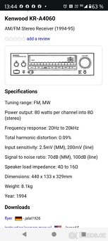 Kenwood KR-A 4060 - 8