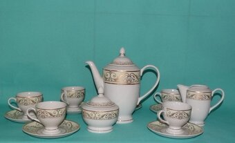 Luxusní porcelánové čajové soupravy – různé dekory - 8