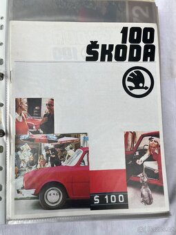 Škoda originální prodejní letáky 1940-1999 - 8