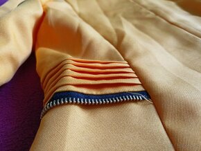 Dámské žluté sako na zip - 8