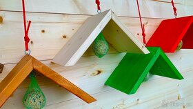 Krmítko pro ptáky - ruční práce - 8