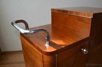 Pojízdný barový, servírovací stolek - Art deco - 8