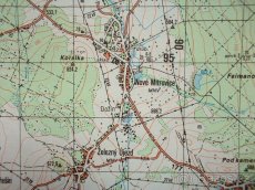 Profesionální mapa ČSLA Blovice Vojenský prostor Jínce - 8