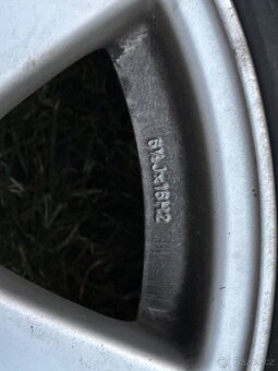 Alu Kola 5x100 R16 6,5J 16H2 ET 35, 205/55R16 91H ZIMNÍ SADA - 8